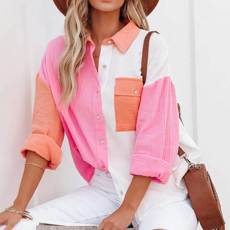Levoire | Blouse Avec Des Couleurs Estivales