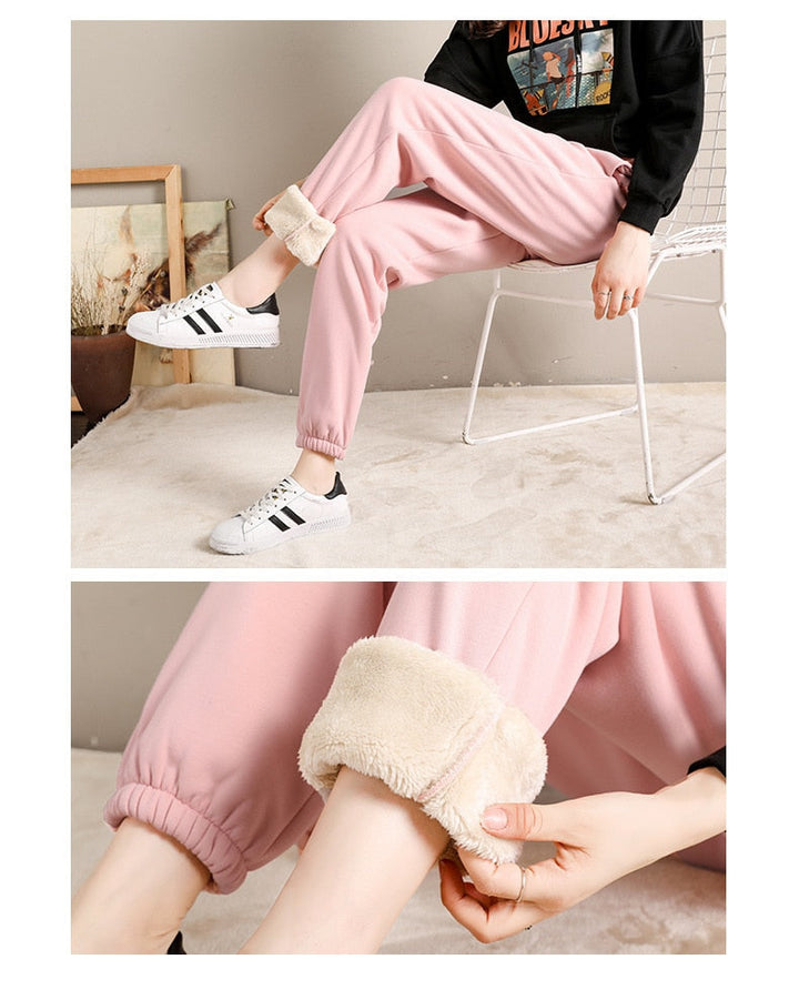 Levoire | Pantalon De Jogging Rembourré Ultime Chaud & Confortable Rose