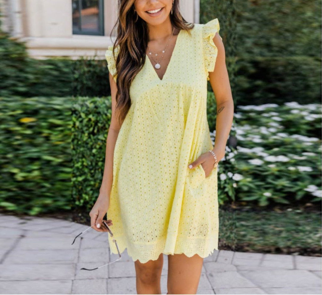 Levoire | Robe longue florale Jaune