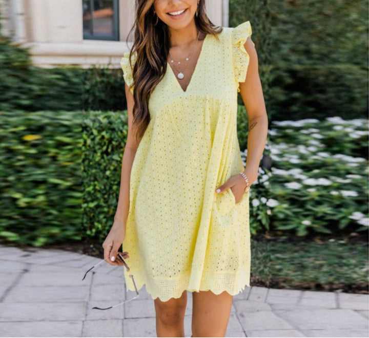 Levoire | Robe longue florale Jaune
