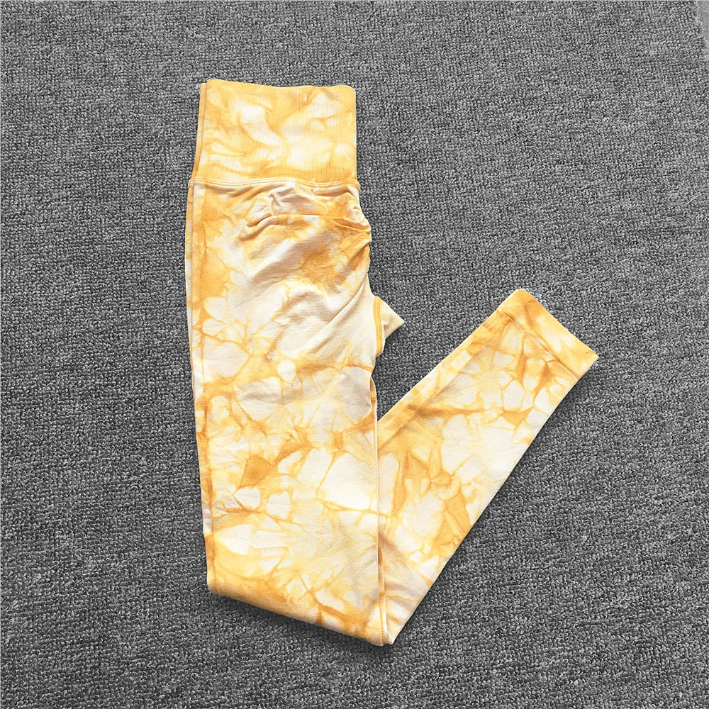 Levoire | Leggings Push-Up À Taille Haute Jaune