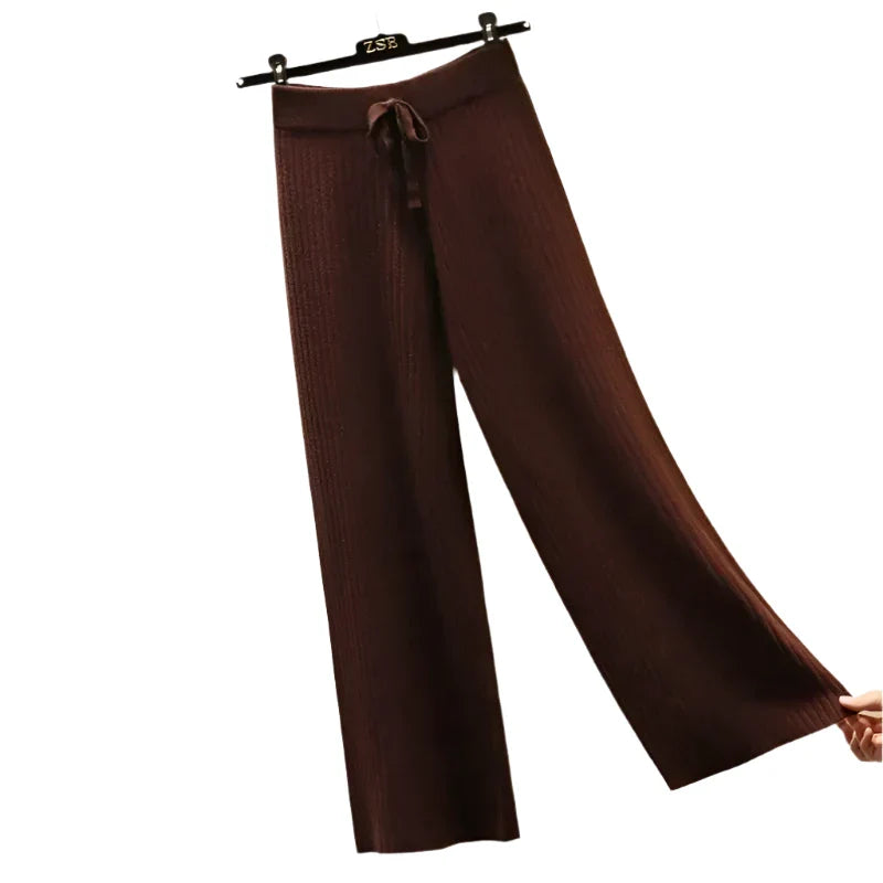 Levoire | Pantalons Confortables Pour Femmes Marron foncé
