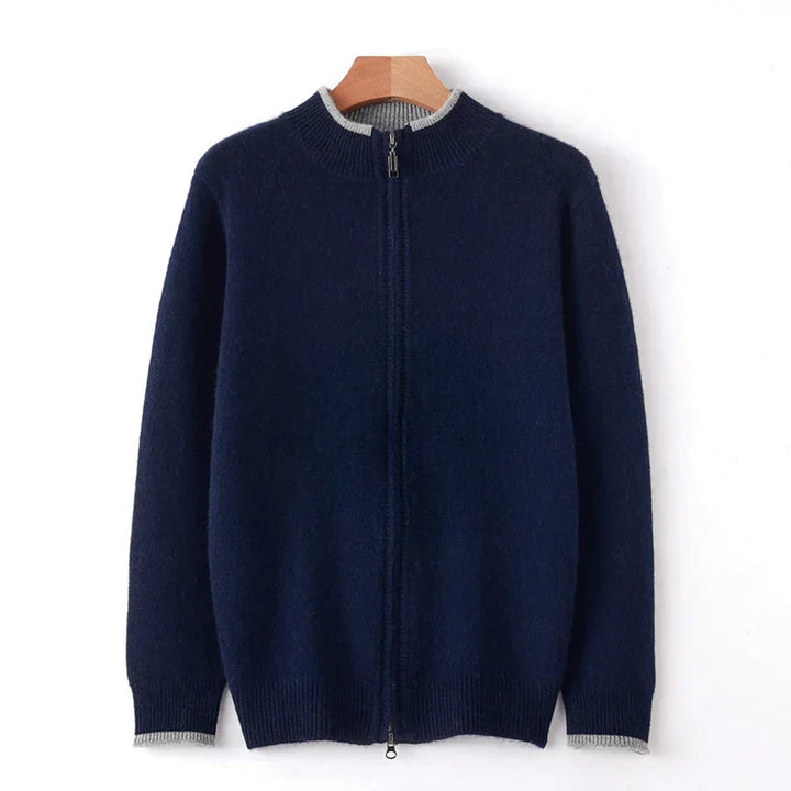 Levoire | Gilet Avec Zip Bleu foncé
