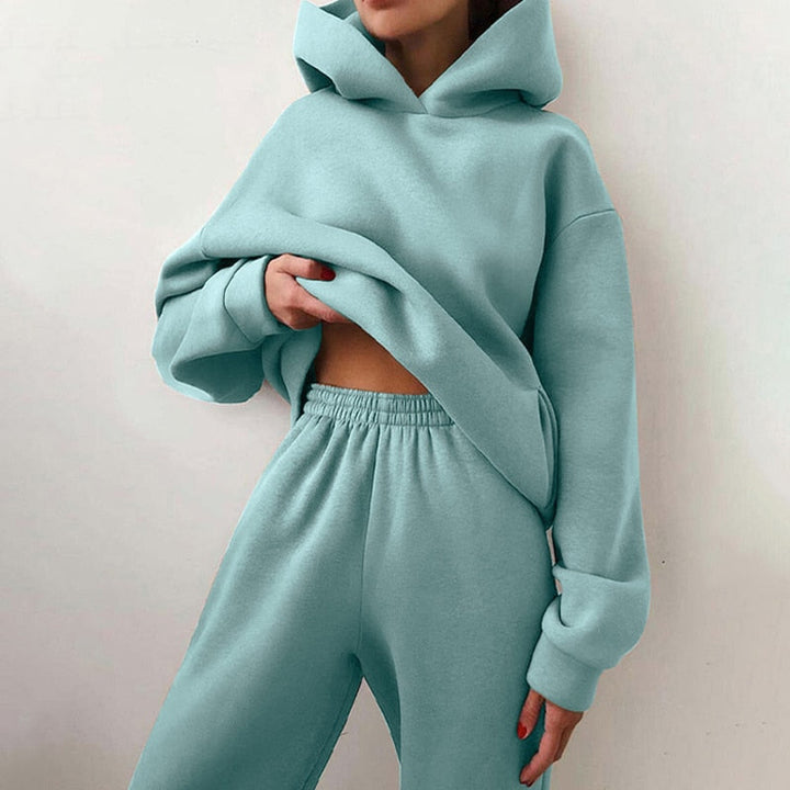 Levoire | Ensemble De Jogging Grande Taille Bleu clair