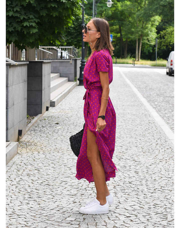 Levoire | Robe D'Été Élégante Avec Décolleté En V