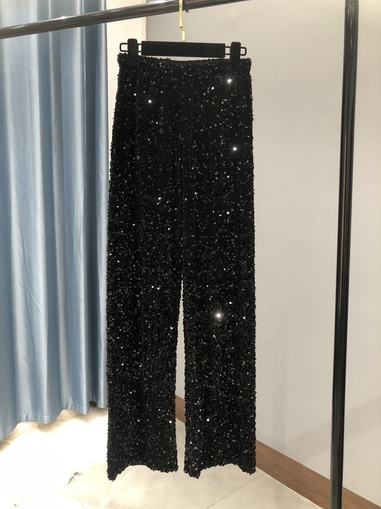 Levoire | Pantalon À Paillettes Avec Ce Pantalon, Tu Brilles Toute La Soirée !