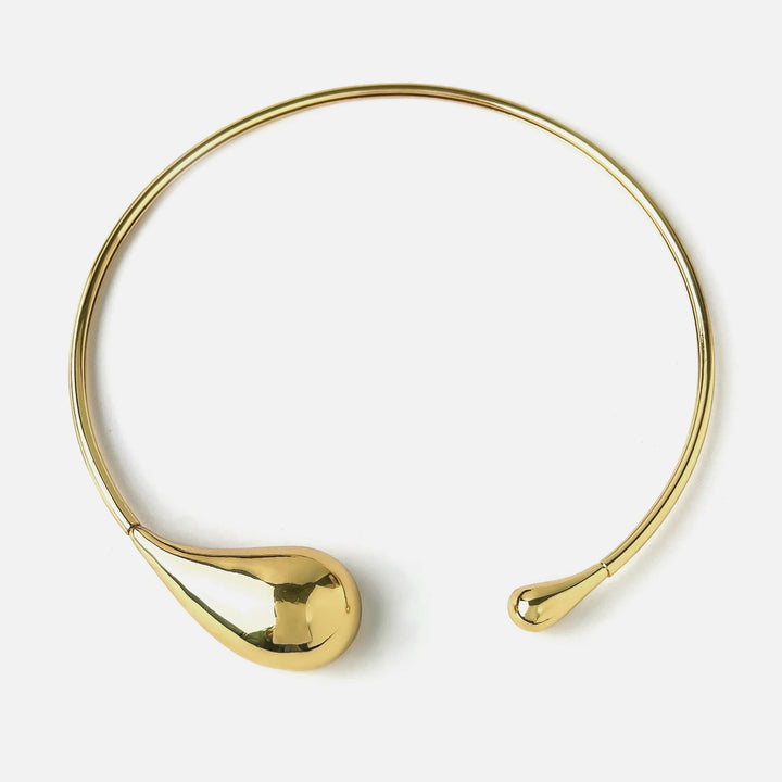 Levoire | Choker Goutte Épais Femme Or