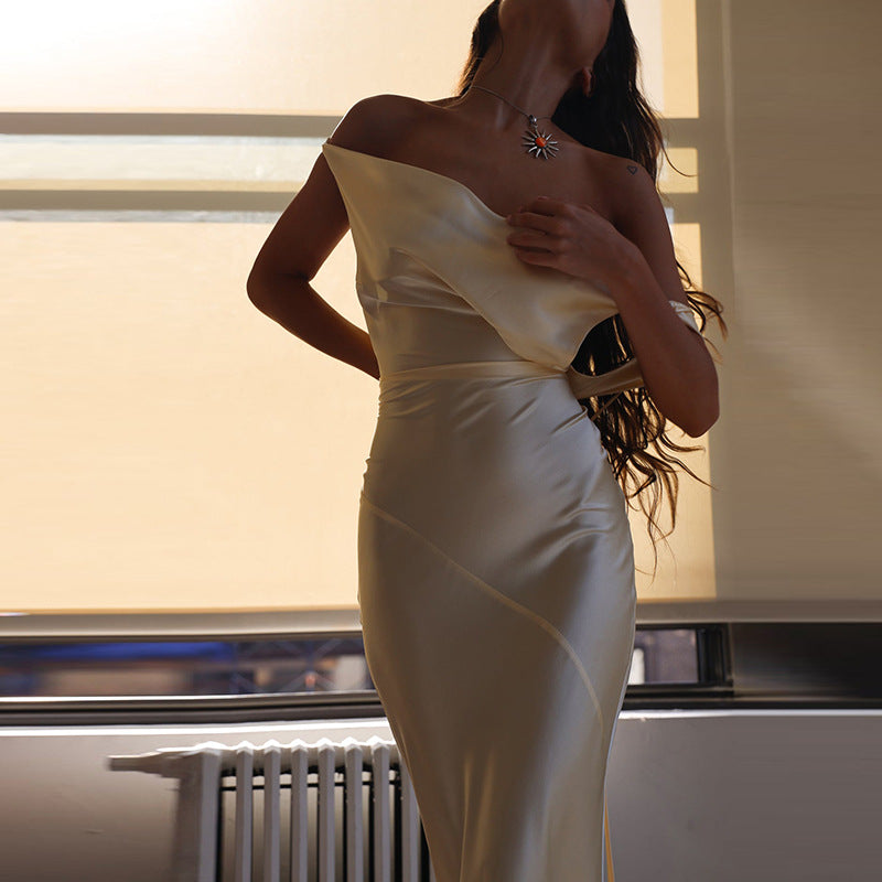 Levoire | Dos Nu מדה Spaghetti Bretelles Maxi Robes