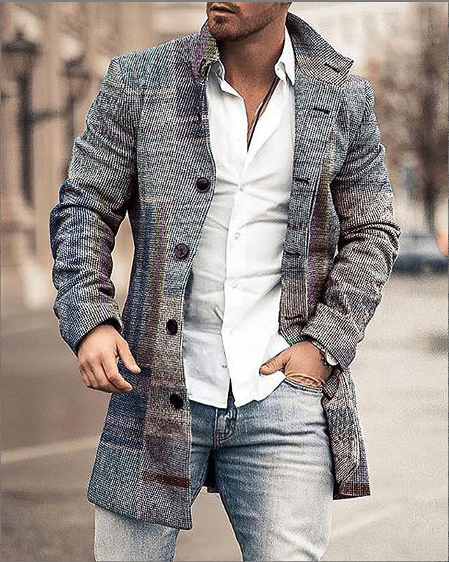 Levoire | Veste D'Extérieur Coupe-Vent Pour Hommes Mélange de couleurs claires