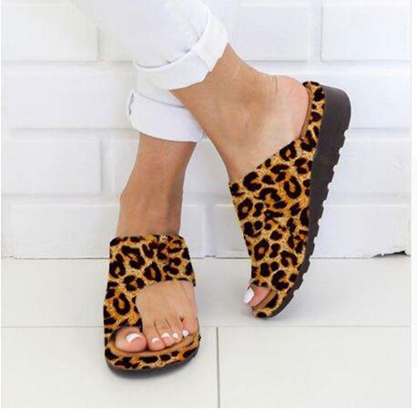 Levoire | Sandales Pour Femmes Avec Semelle Ergonomique Pour L'Été Léopard