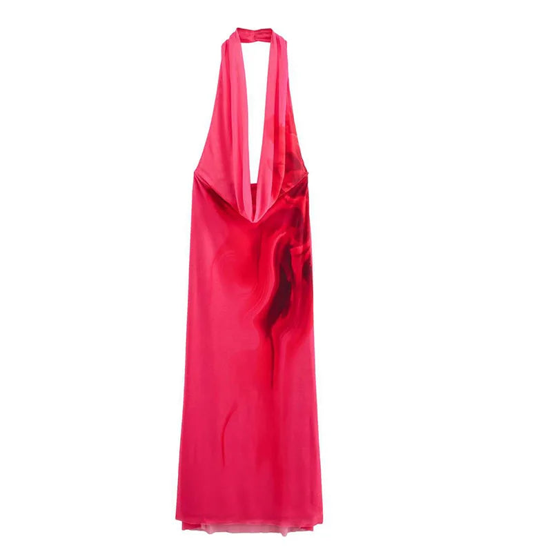 Levoire | Dos Nu En V Dos Maxi Robes Rosenrot