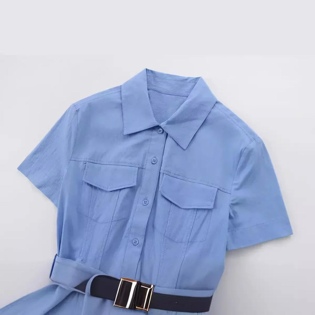 Levoire | Robe Midi Chic Plissée