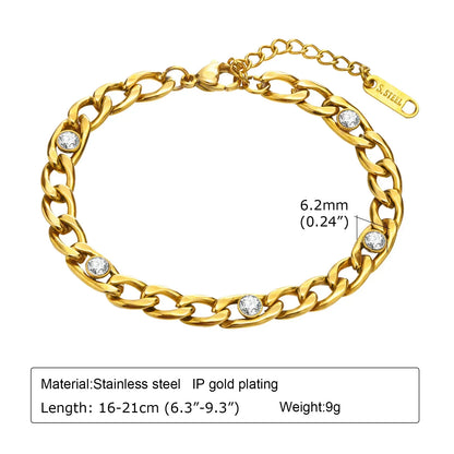 Levoire | Bracelet Maille Trombone Doré BR-1404GW