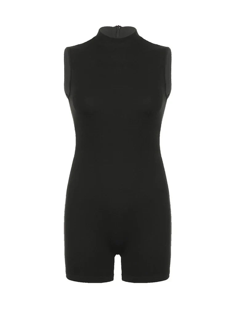 Levoire | Moderne, Étroite, Sans Manches Combinaison Courte D'Été Pour Femmes