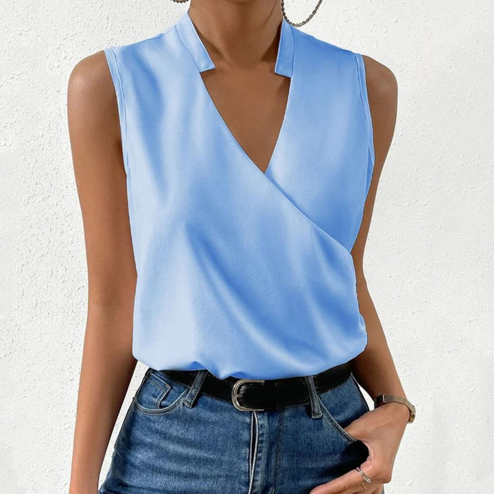 Levoire | Blouse D'Été Tendance Bleu ciel