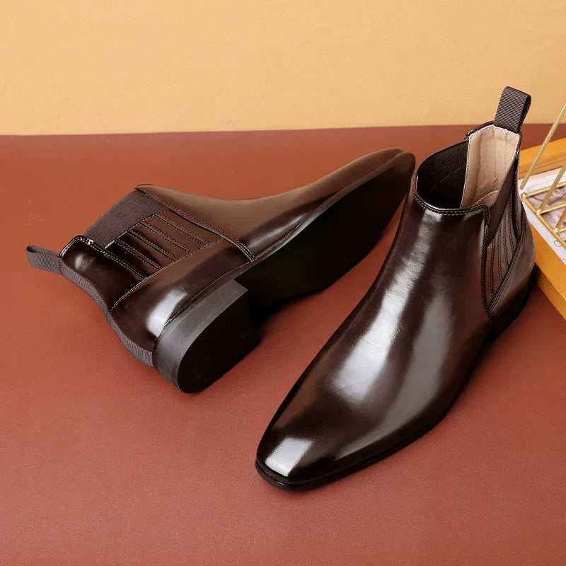 Levoire | Bottes en Cuir Texturé Style Urbain pour Femmes