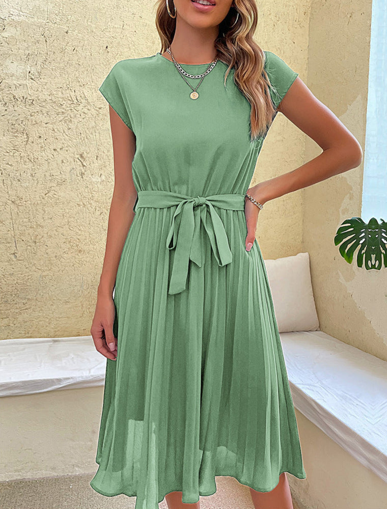 Levoire | Robe Mini Aérée Plissée Pour Femmes