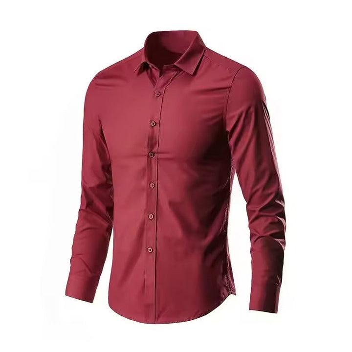 Levoire | Fit Antifalten Chemise Non Repassée Confort Et Apparence Brillante Rot