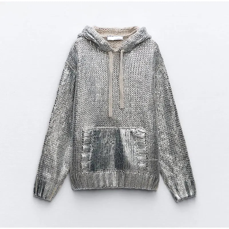 Levoire | Sweatshirt En Métal Argenté Argent
