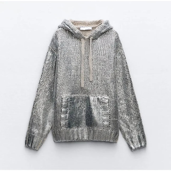Levoire | Sweatshirt En Métal Argenté Argent