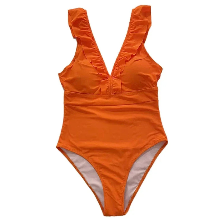 Levoire | Maillot Sexy Une-Pièce Femme Orange