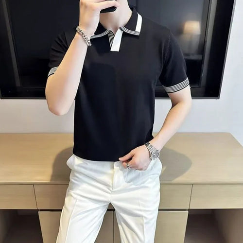 Levoire | Poloshirt Moderne À Manches Courtes D'Été Pour Hommes
