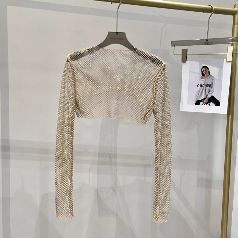 Levoire | Diamond Manches Longues Meshtop Khaki Taille unique