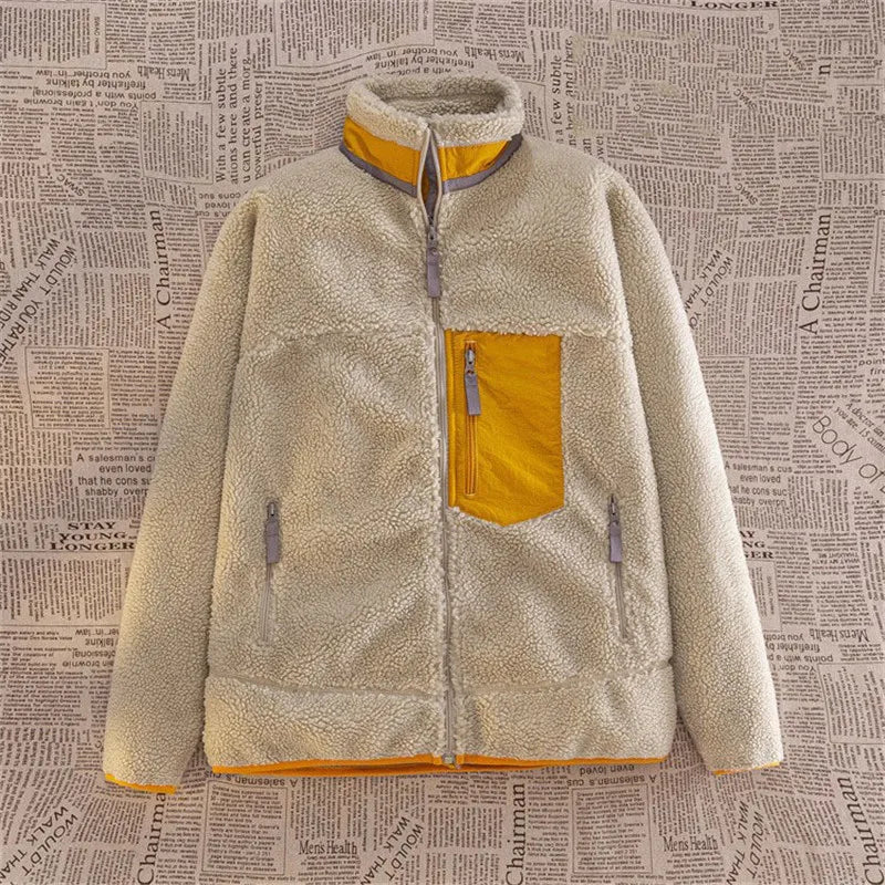 Levoire | Sweat À Capuche Fleece Confortable Avec Zip Pour Hommes Khaki