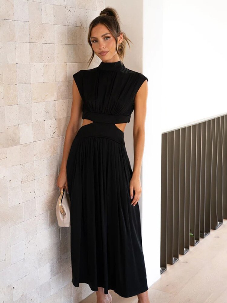 Levoire | Robe Courte Taille Haute Décolletée