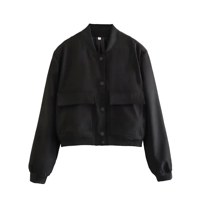 Levoire | Veste Bomber Avec Fermeture À Boutons Pour Femmes