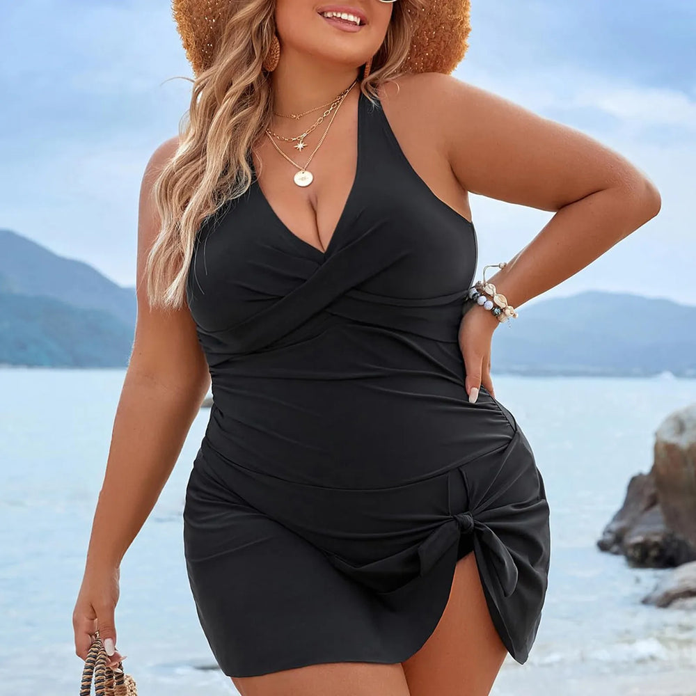 Levoire | Robe Tankini Grande Taille Pour Femme Noir