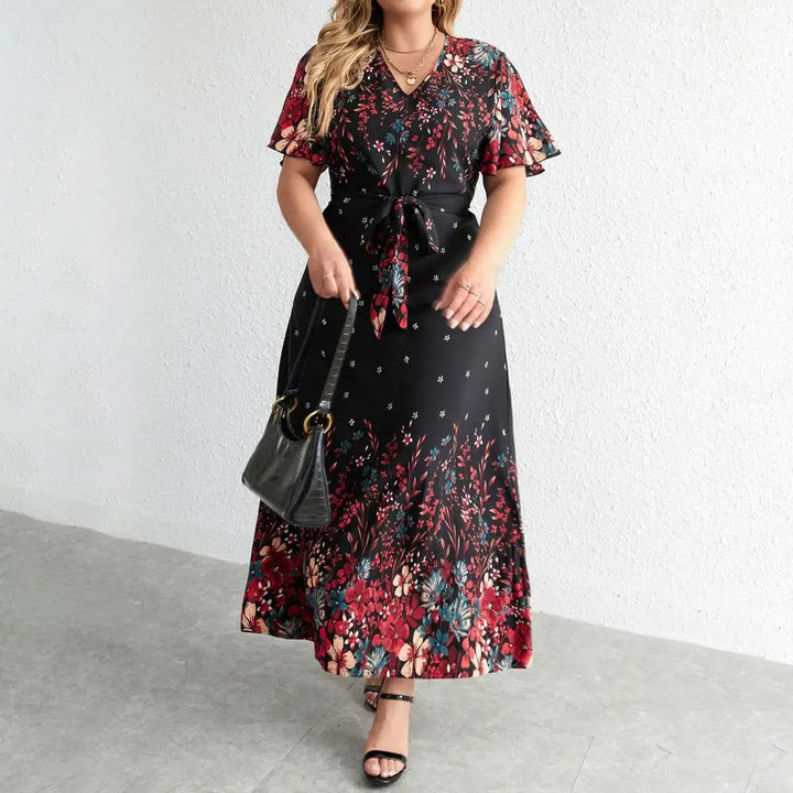 Levoire | Robe Maxi Fleurs Grande Taille multicolore