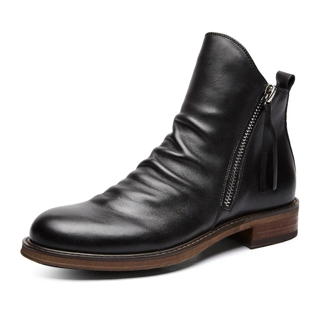 Levoire | Bottes D'Hiver Élégantes En Cuir Végétal Noir