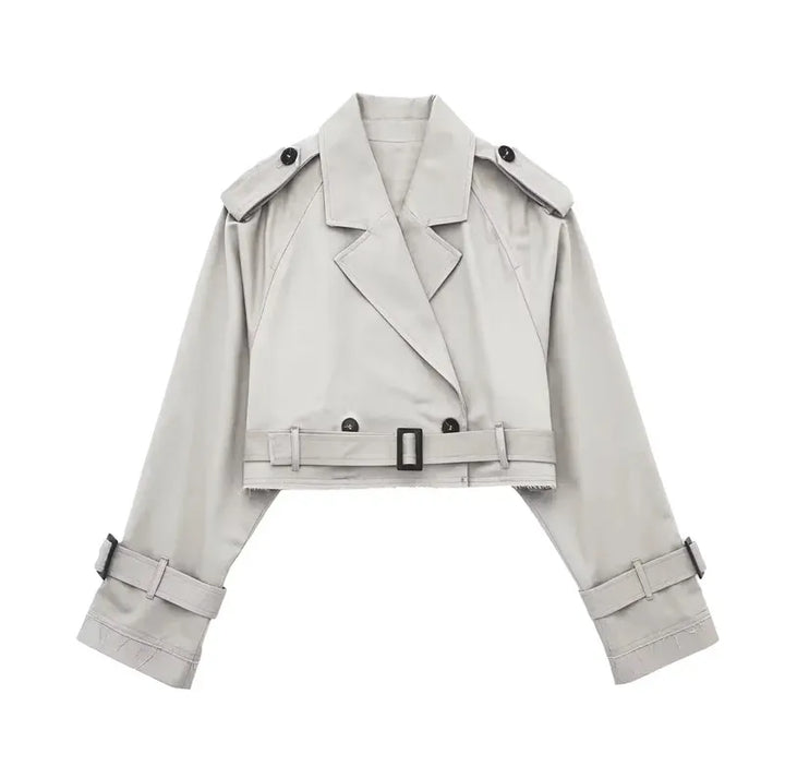 Levoire | Trench-Coat Gürtelter Gris