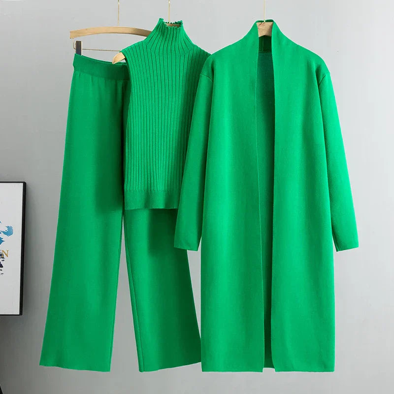 Levoire | Ensemble Trois Pièces Élégant Vert. Uniquew.
