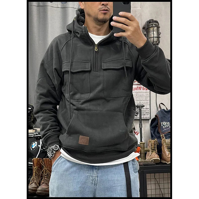Levoire | Hoodie, Manches Longues Et Poches Zippées