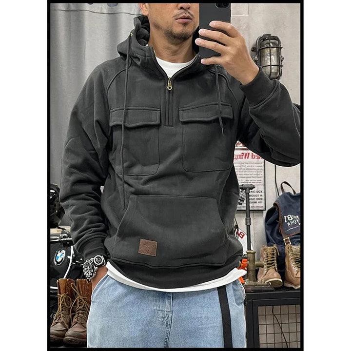 Levoire | Hoodie, Manches Longues Et Poches Zippées