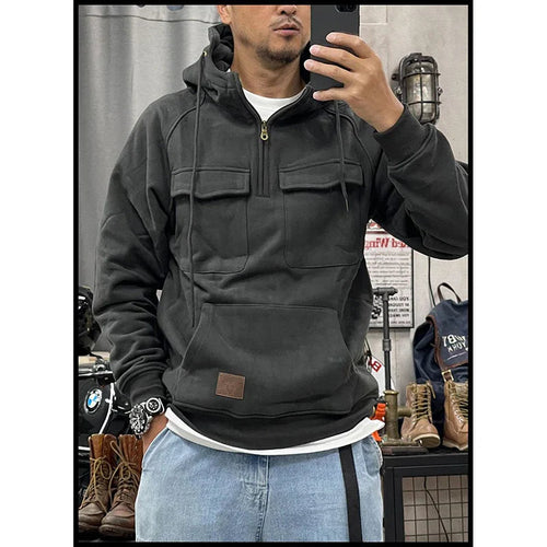 Levoire | Hoodie, Manches Longues Et Poches Zippées
