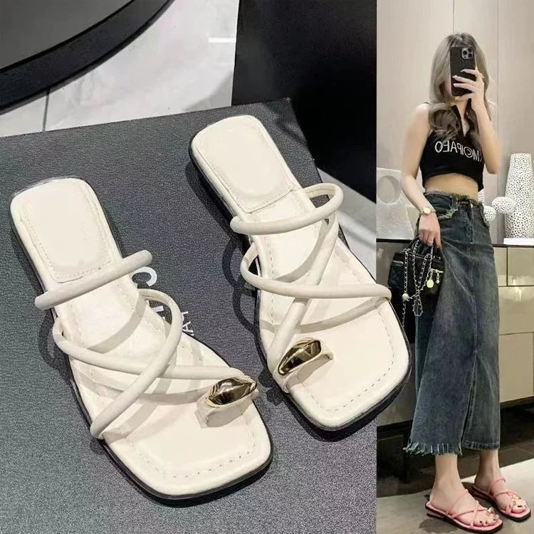 Levoire | Sandales Plates Femmes Style Romain