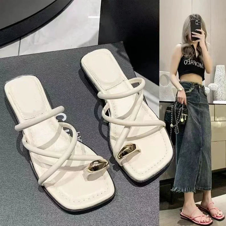 Levoire | Sandales Plates Femmes Style Romain