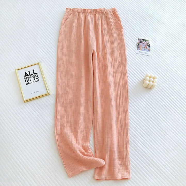 Levoire | Pantalons De Pyjama En Crepe De Coton 8