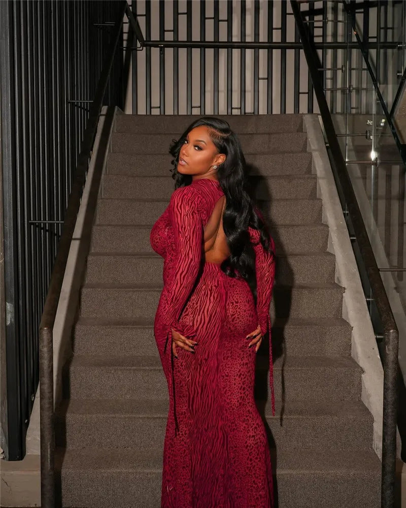 Levoire | Imprimé Léopard-Zèbre-Médium-Avec Capuche-Maxi Robe