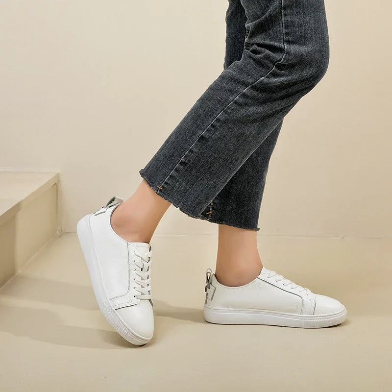 Levoire | Baskets En Cuir Véritable