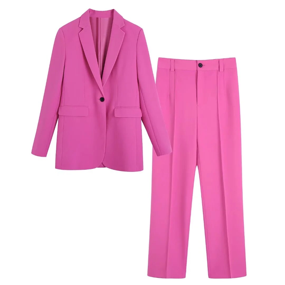 Levoire | Veste Ensemble Pour Femmes Rose