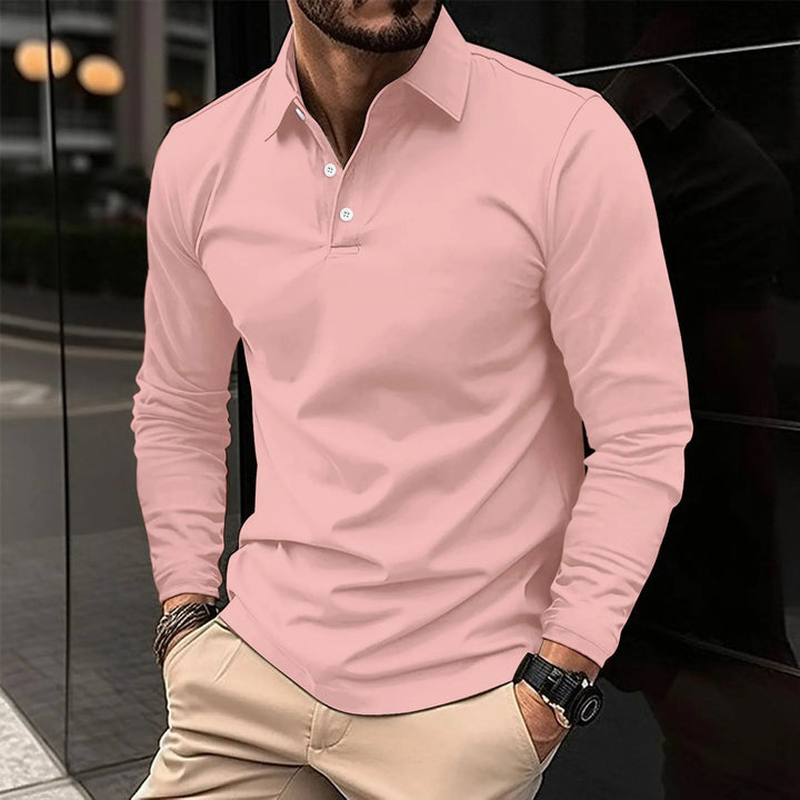 Levoire | Chemise Slim Fit Demi-Boutonnage Rosa