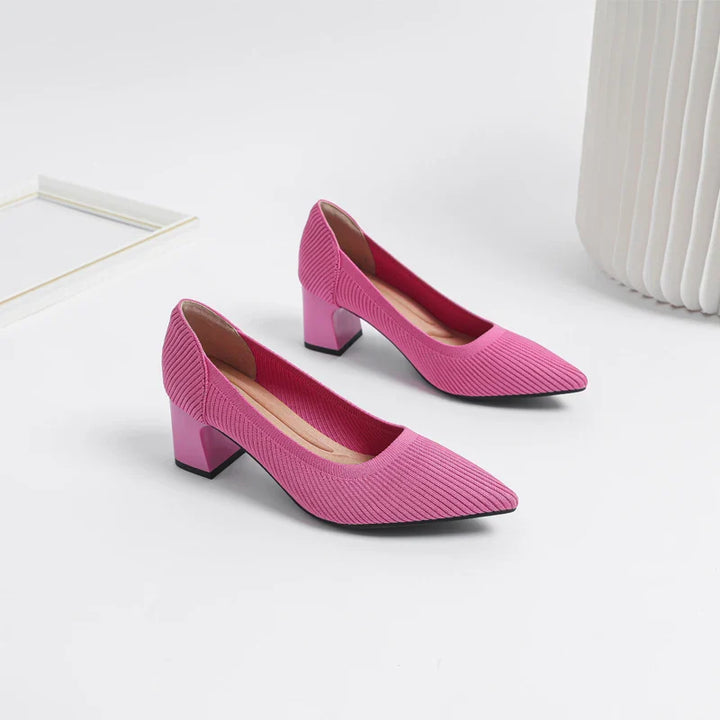 Levoire | Chaussures À Talons Colorées Luxueuses Pour Femmes Rose rouge