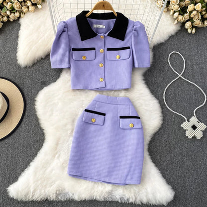 Levoire | Robe À Manches Bouffantes lilas