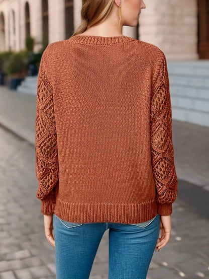 Levoire | Pull En Tricot Uni À Col En V