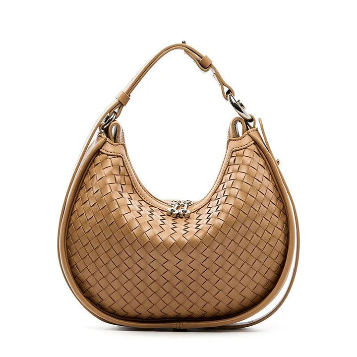 Levoire | Le Sac En Cuir En Croissant À Bandoulière Braun (20cm<Longueur maximale<30cm)