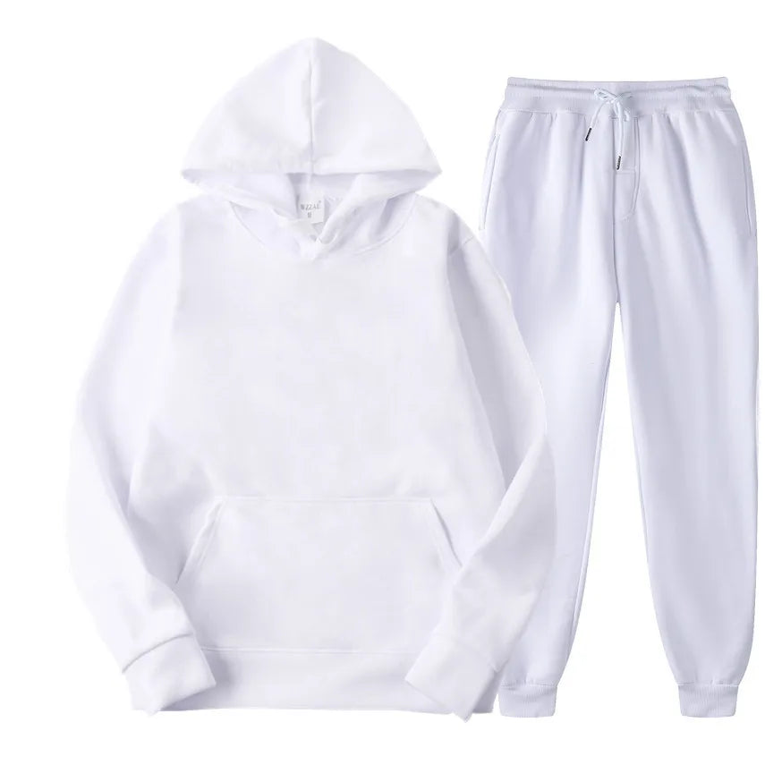 Levoire | Rennokit Ensemble De Sport Bicolore Satin Pour Hommes Blanc